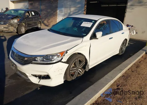 2017 Honda Accord Sport из США, поврежденный, VIN 1HGCR2F59HA291087